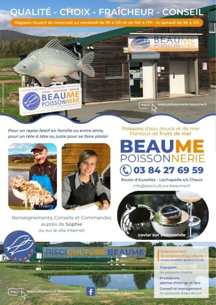 Dépliant poissonnerie 2025